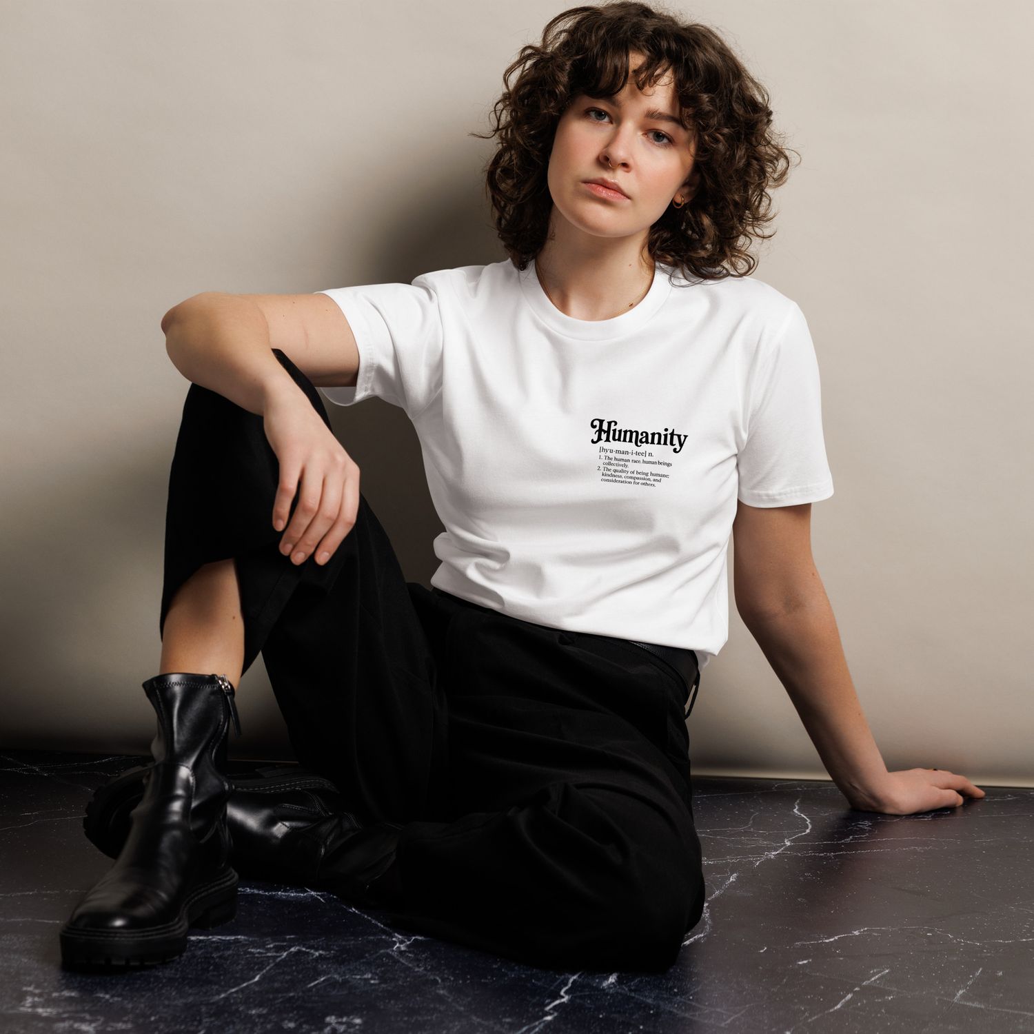 &quot;Humanity&quot; Definition Unisex premium t-shirt