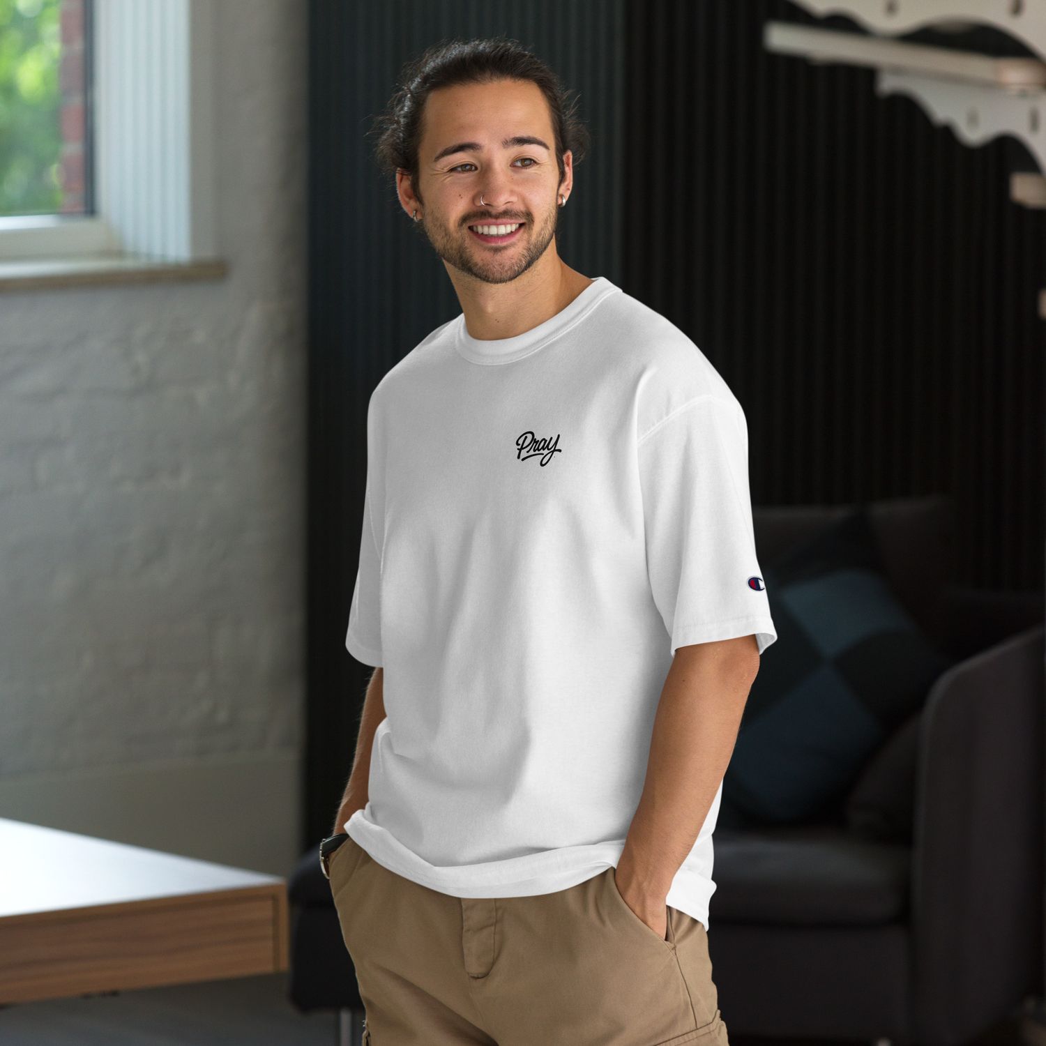 Pray | Champion T-Shirt