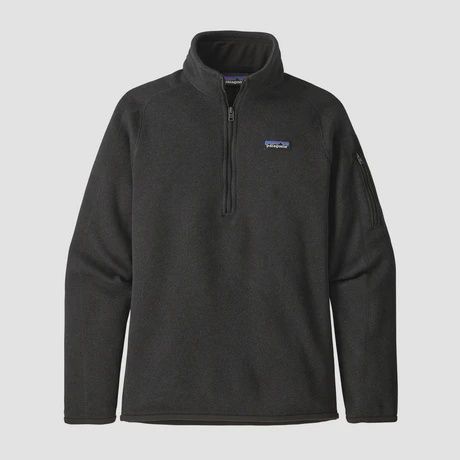 25 W&#39;S BETTER SWTR 1/4 ZIP, Color: BLK, Size: XL