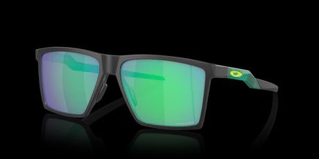 FUTURITY SUN, FRAME: SAT/BLK, LENS: JADE