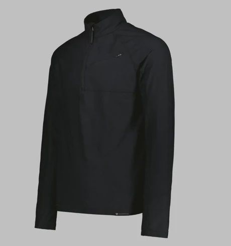23 FLEX 1/4 ZIP, Color: BLACK, Size: M