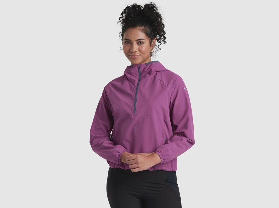 25 WANDER 1/2 ZIP, Color: WDOR, Size: XS