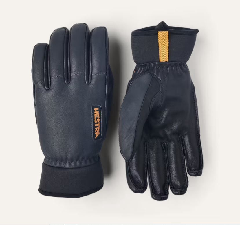 26 Army Leather Wool Terry Glove