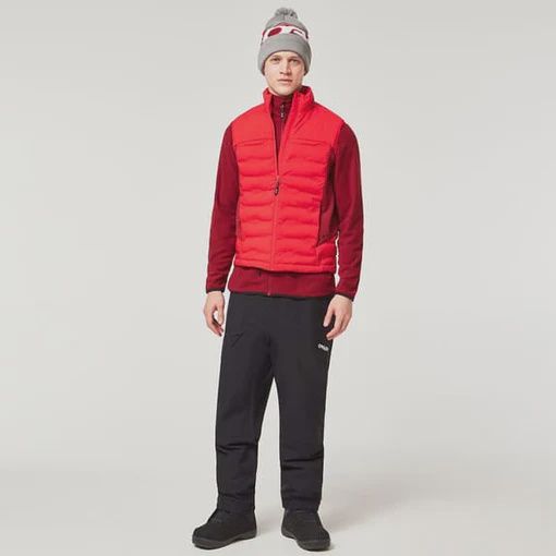 23 ELLIPSE RC QUILT VEST, Color: RED/LN, Size: L