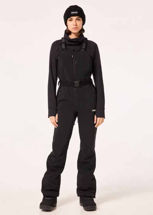 TNP HARPER SOFT SHELL BIB, Color: BLACKOUT, Size: S