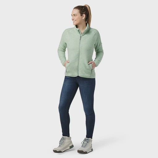 23 W HUDSON TRL FLC FZ, Color: LIT JADE, Size: L