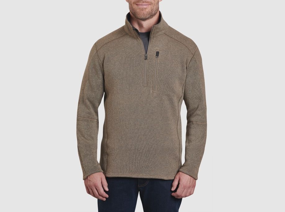 Interceptr 1/4 Zip, Color: OAT, Size: L