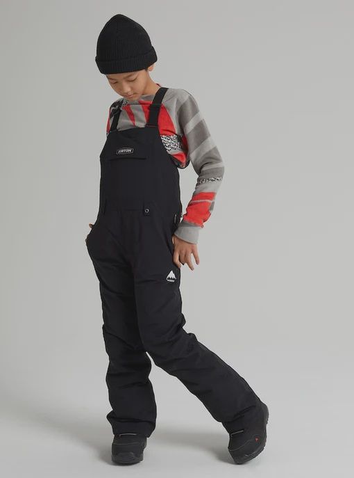 23 KIDS SKYLAR 2L BIB PANTS, Color: TRUBLK, Size: S