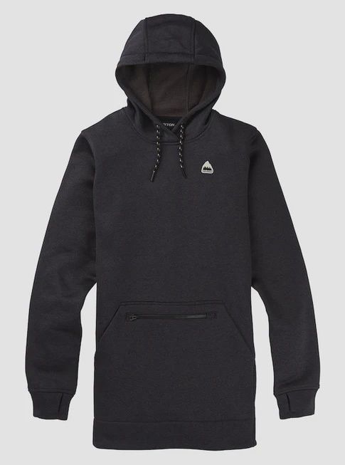 23 W OAK LONG P/O HOODIE, Color: TBLKHR, Size: S