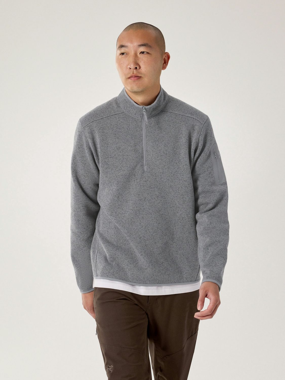 25 COVERT 1/2 ZIP M, Color: VOID/GRH, Size: XL