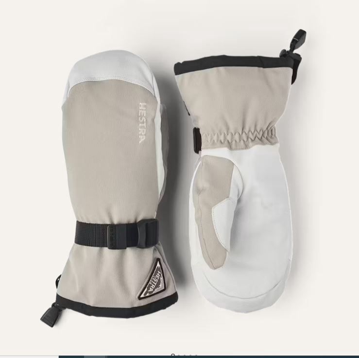 Powder Gauntlet Mitt, Color: BEIGE, Size: 6