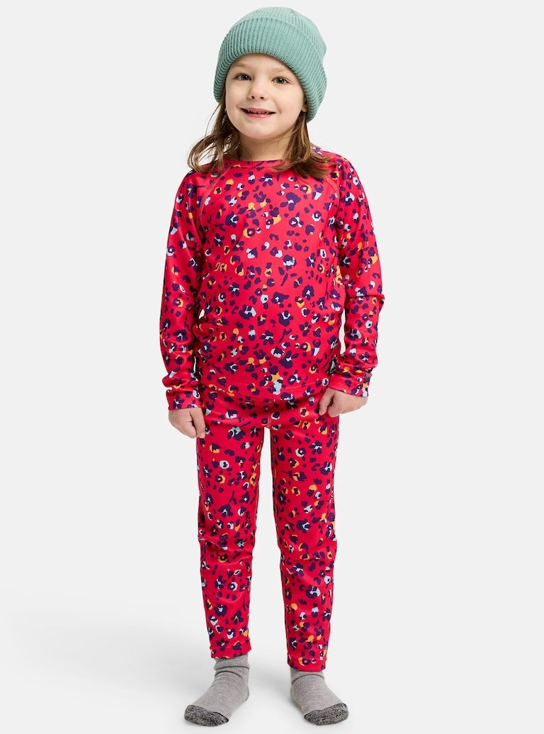 Toddler&#39;s Lightweight Base Layer Set, Color: Wildcat Floral, Size: 3T