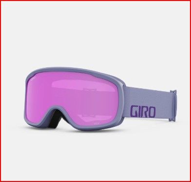 Cruz Goggle, LENS: Amber Pink, Strap: Mauve Purple Stacked Pink