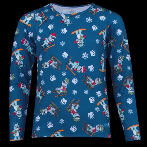 25 YOUTH ORIG PRINT CREW, Color: SNW.BEAR, Size: M