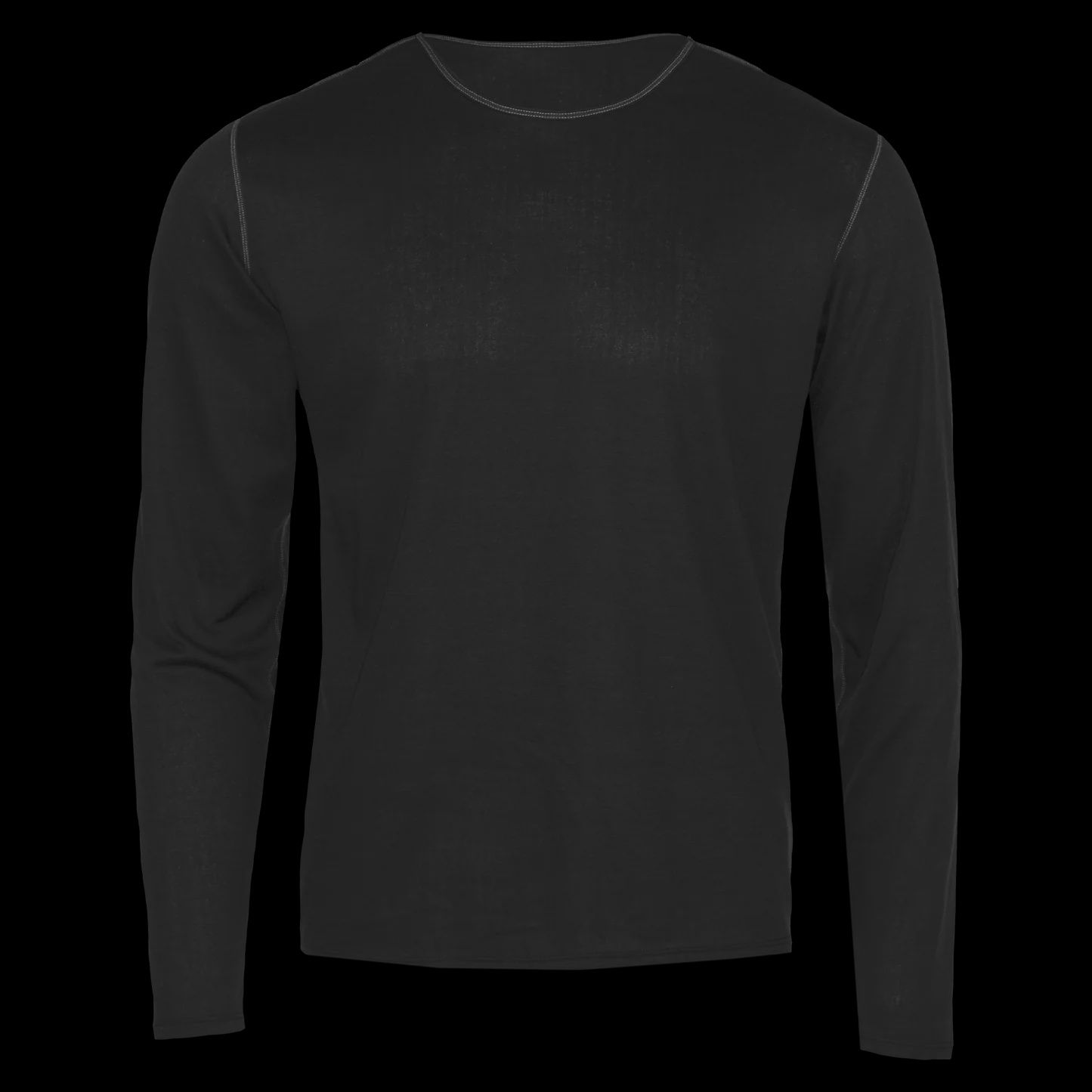 25 M BI-PLY CREW, Color: BLACK, Size: M