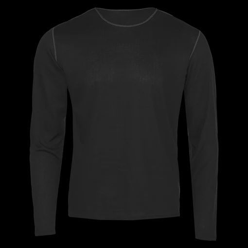 23 MEN BI-PLY CREW, Color: BLAC, Size: XL