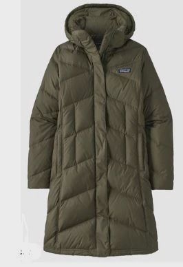 24 W DOWN WITH IT PARKA, Color: BASINGRN, Size: S