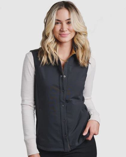 24 AURORA VEST, Color: BLACK, Size: L