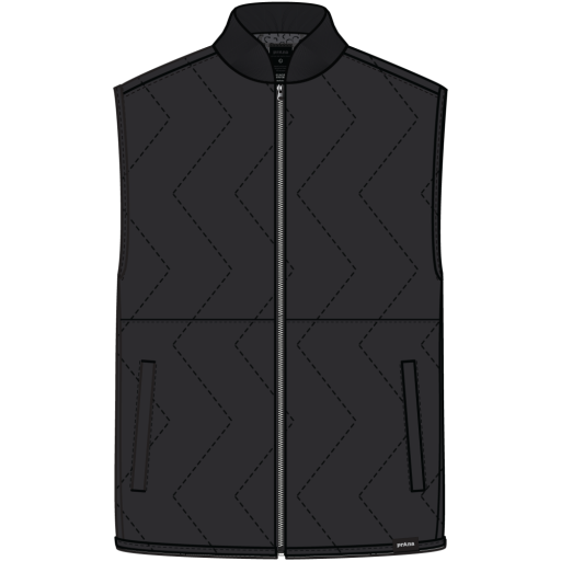 Encinitas Reversible Vest, Colour: BLACK, Size: M_
