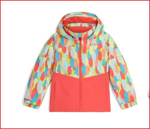 CONQUER JACKET, Color: CORAL HAZE SPRINKLES, Size: 5