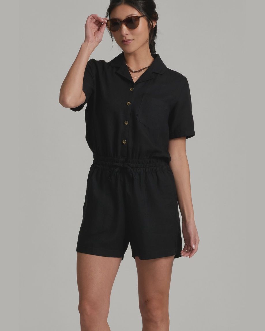 Fresco Romper, Color: BK, Size: M