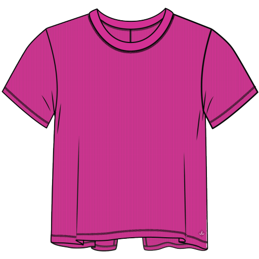 Pure Ascent Short Sleeve, Colour: BERRY BEAM, Size: S_