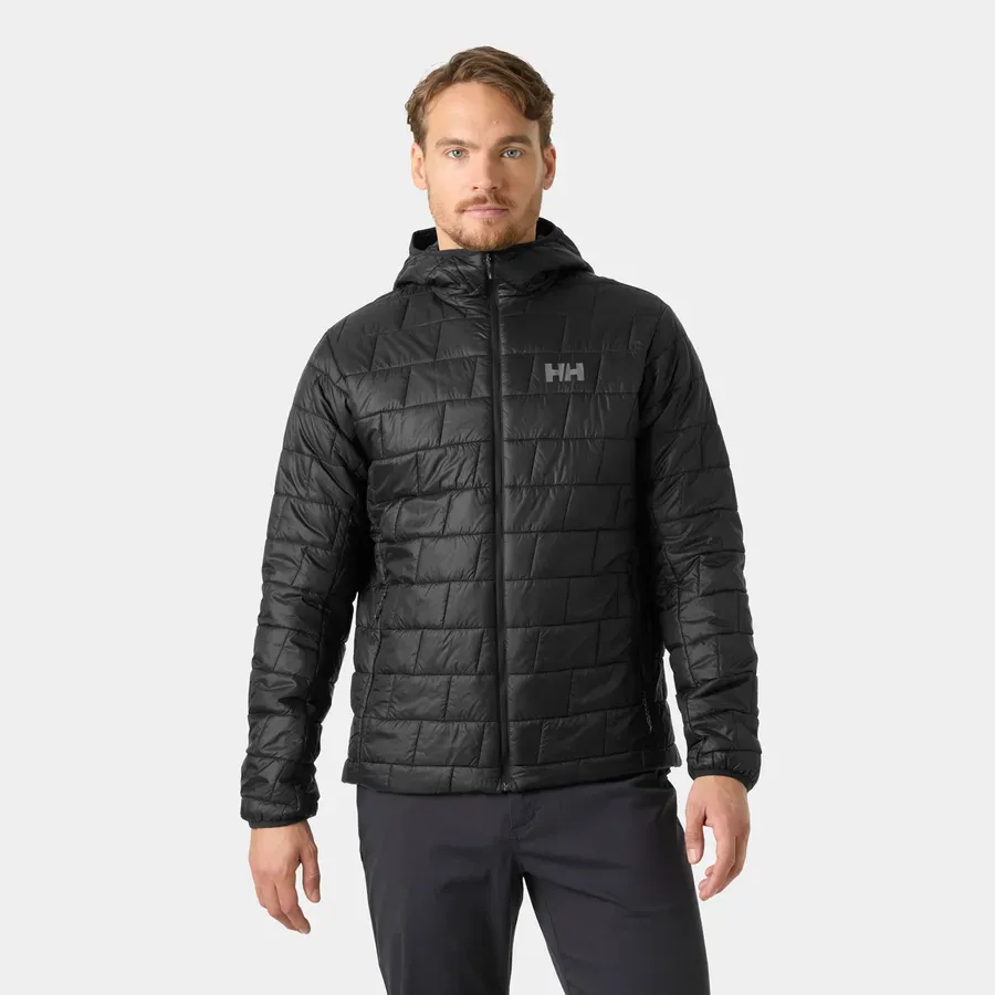 LIFALOFT HOODED INSULATOR, Color: BLACK, Size: M