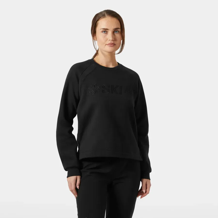 W BLISS SWEATSHIRT, Color: BLACK, Size: M