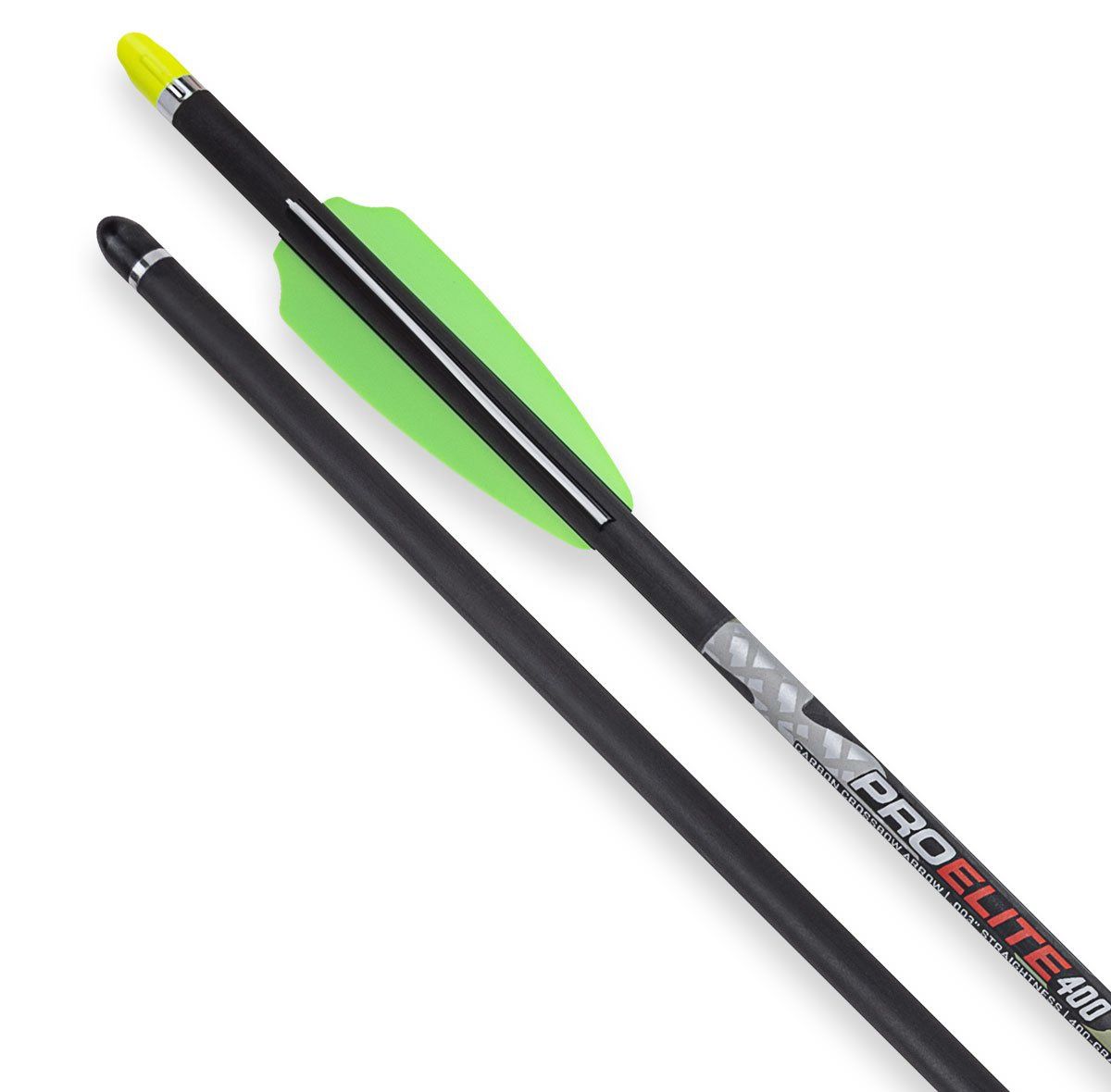 Non-Lighted Pro Elite 400 Carbon Crossbow Arrows  6PK