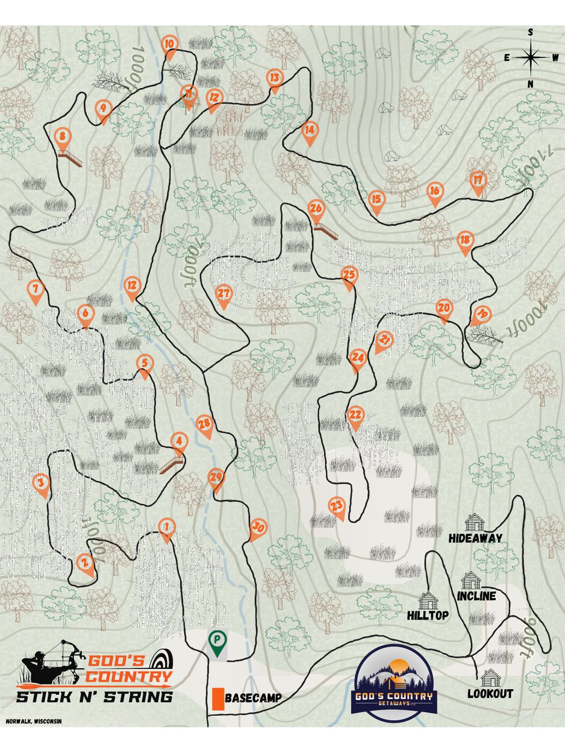 Gods Country Stick n' String Day Trip