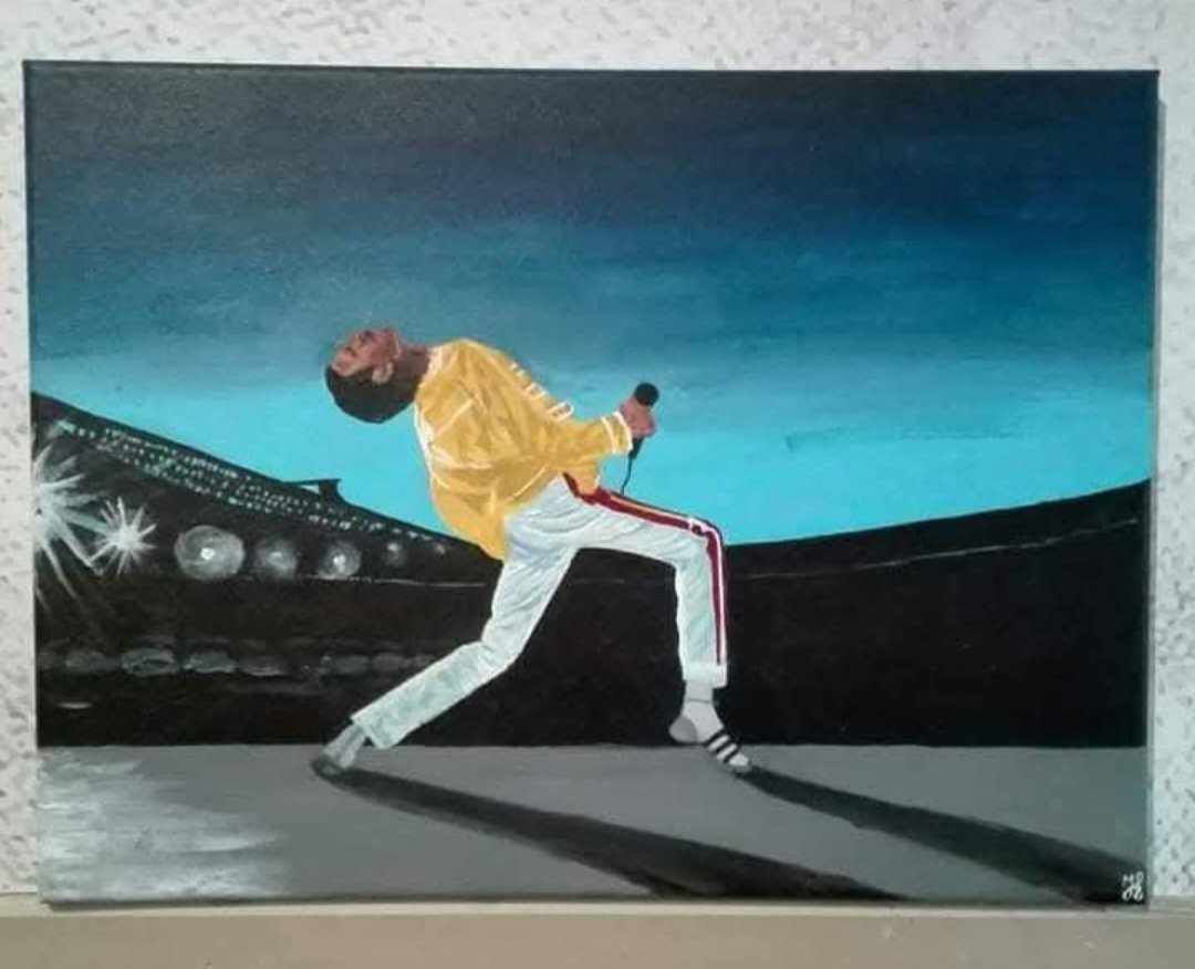 Freddie on stage