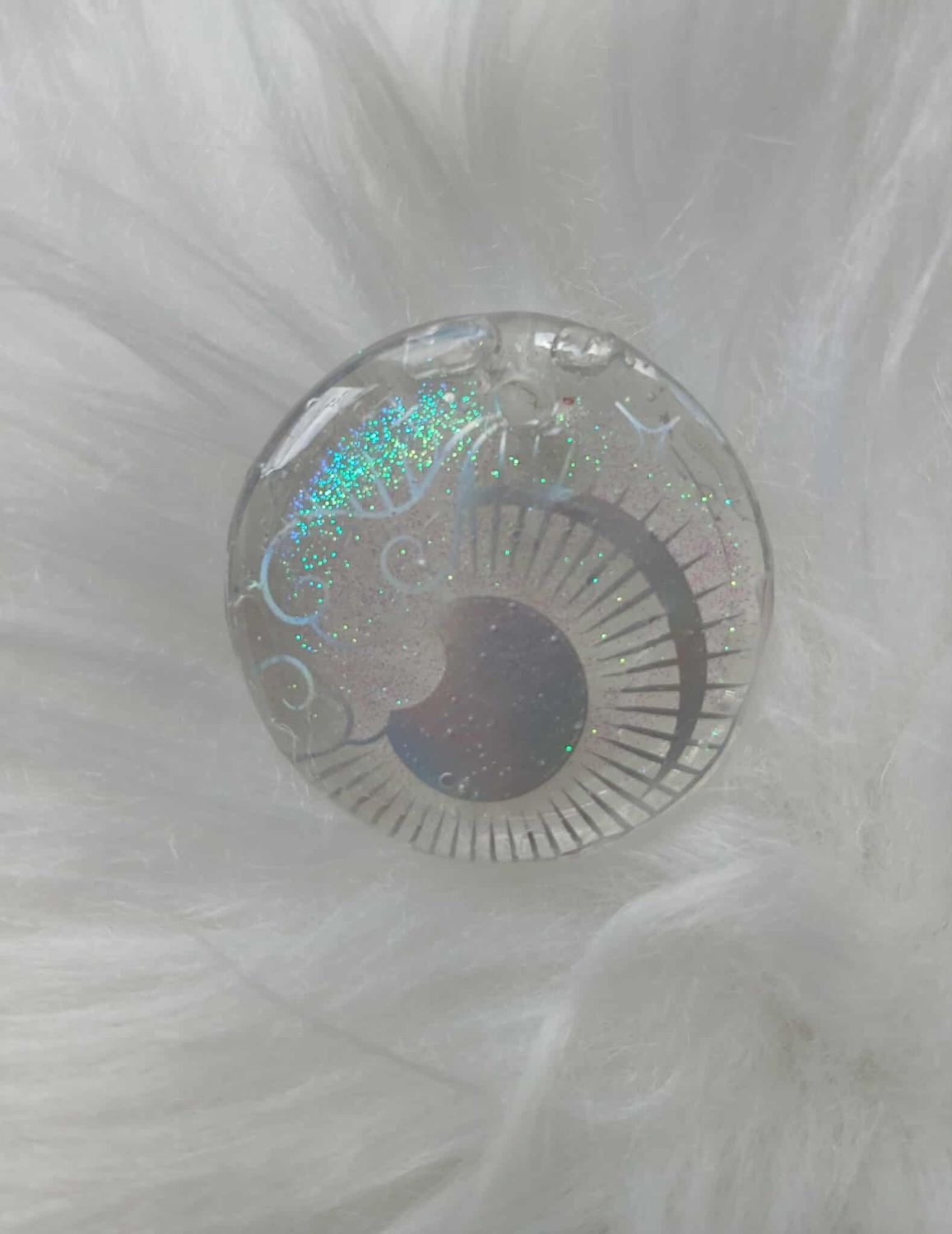 Zawieszka transparentna boho