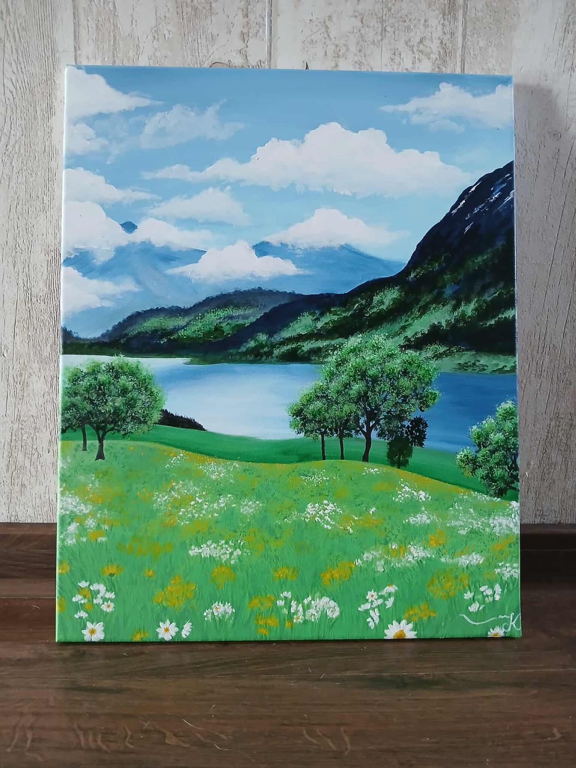 Mountains lake