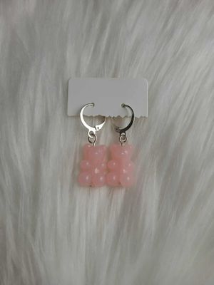 Kolczyki wiszące żelki misie