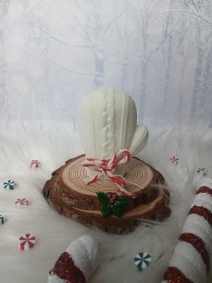 Świeczka świąteczna rękawiczka