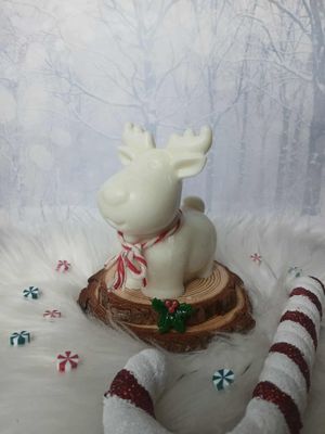 Świeczka świąteczna renifer