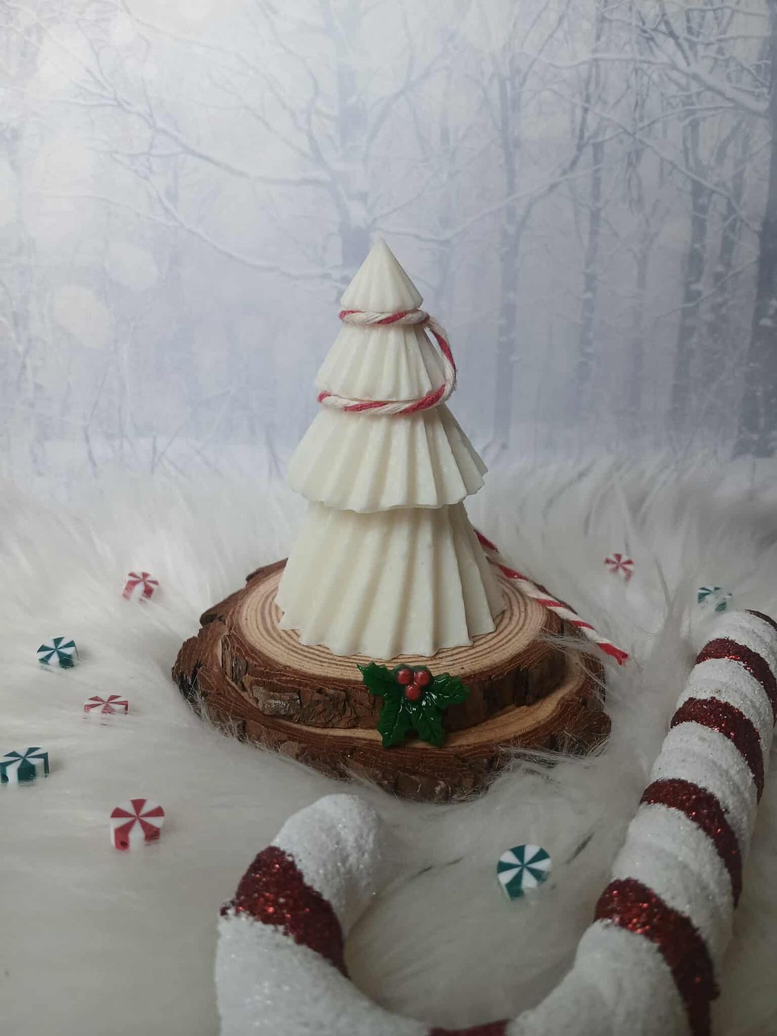 Świeczka świąteczna choinka