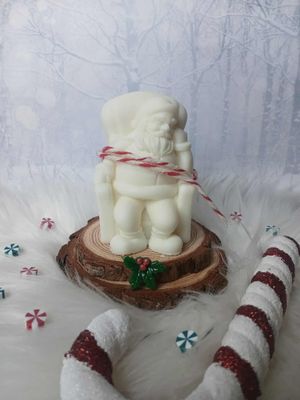 Świeczka świąteczna mikołaj