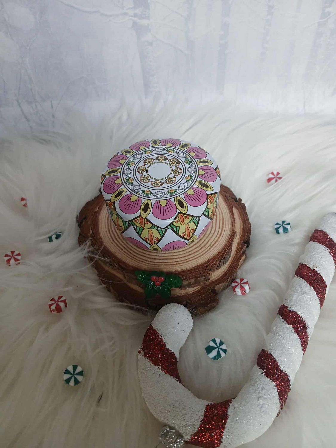 Świeczki mandala puszki