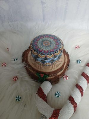 Świeczki mandala puszki