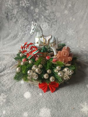 Stroik koń na biegunach