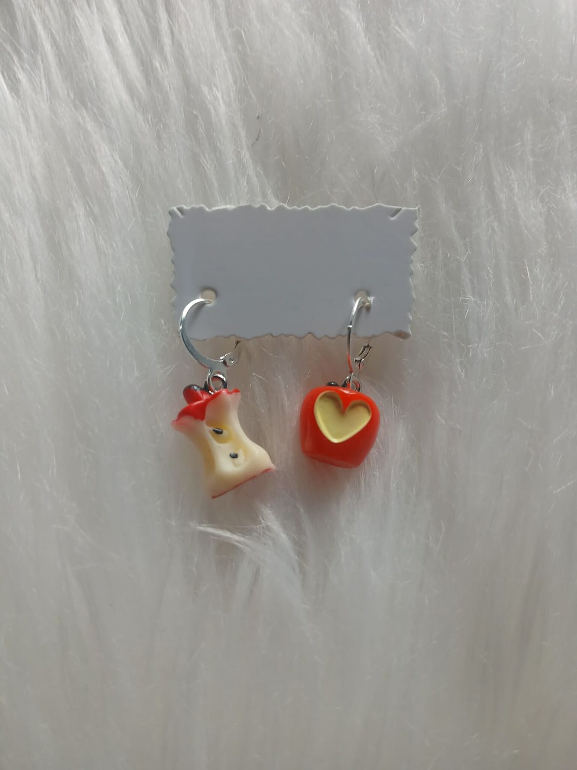 Kolczyki wiszące jabłka