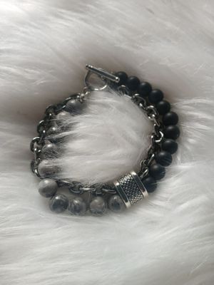 Męska bransoleta mieszana