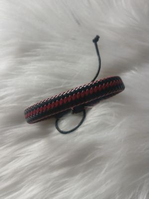 Bransoleta rzemykowa pleciona