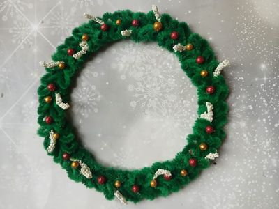 Wianuszek świąteczny plusz