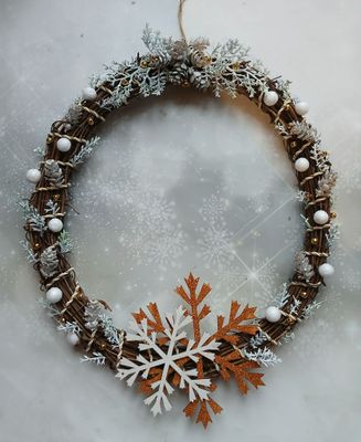 Stroik wiszący naturalny świąteczny