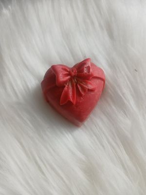 Świeczki serduszka z kokardą