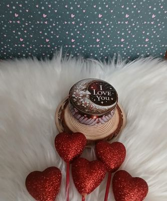 Świeczka w puszce Walentynki