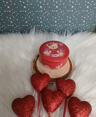 Świeczka w puszce Walentynki