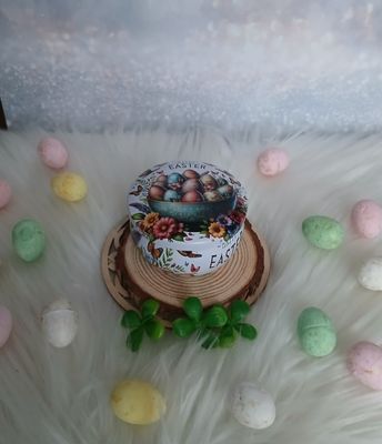 Świeczka w puszce Wielkanoc